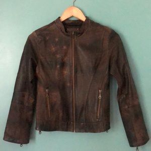 Jan Hilmer, Designer, soft leather jacket.